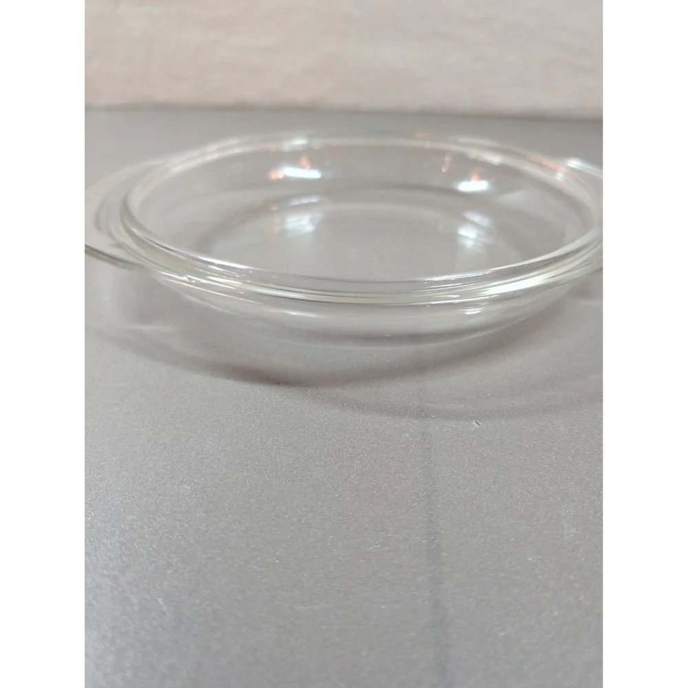 Pyrex 684-C-1.5 Vintage Clear Glass 1.5 QT Round Casserole Dish with Lid USA